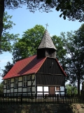 Kościół ryglowy z 1803 r. w Karnieszewicach