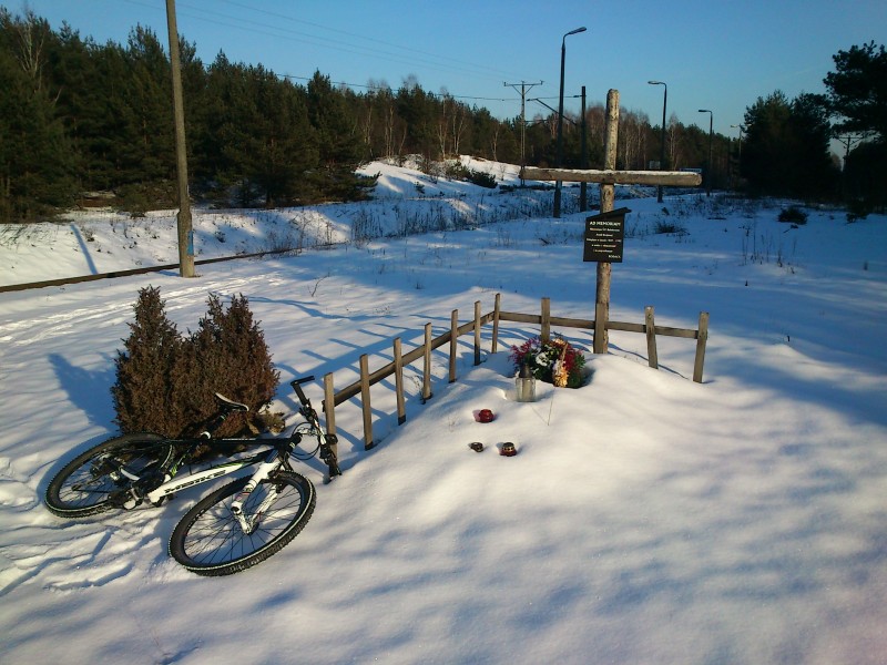 Heavy frost biking ;)